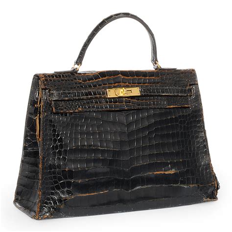 hermes kelly doll bag crocodile|vintage Hermes crocodile bag.